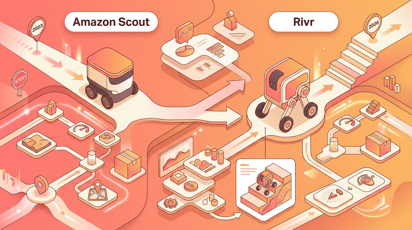 amazon compra rivr robot diagrama explicativo