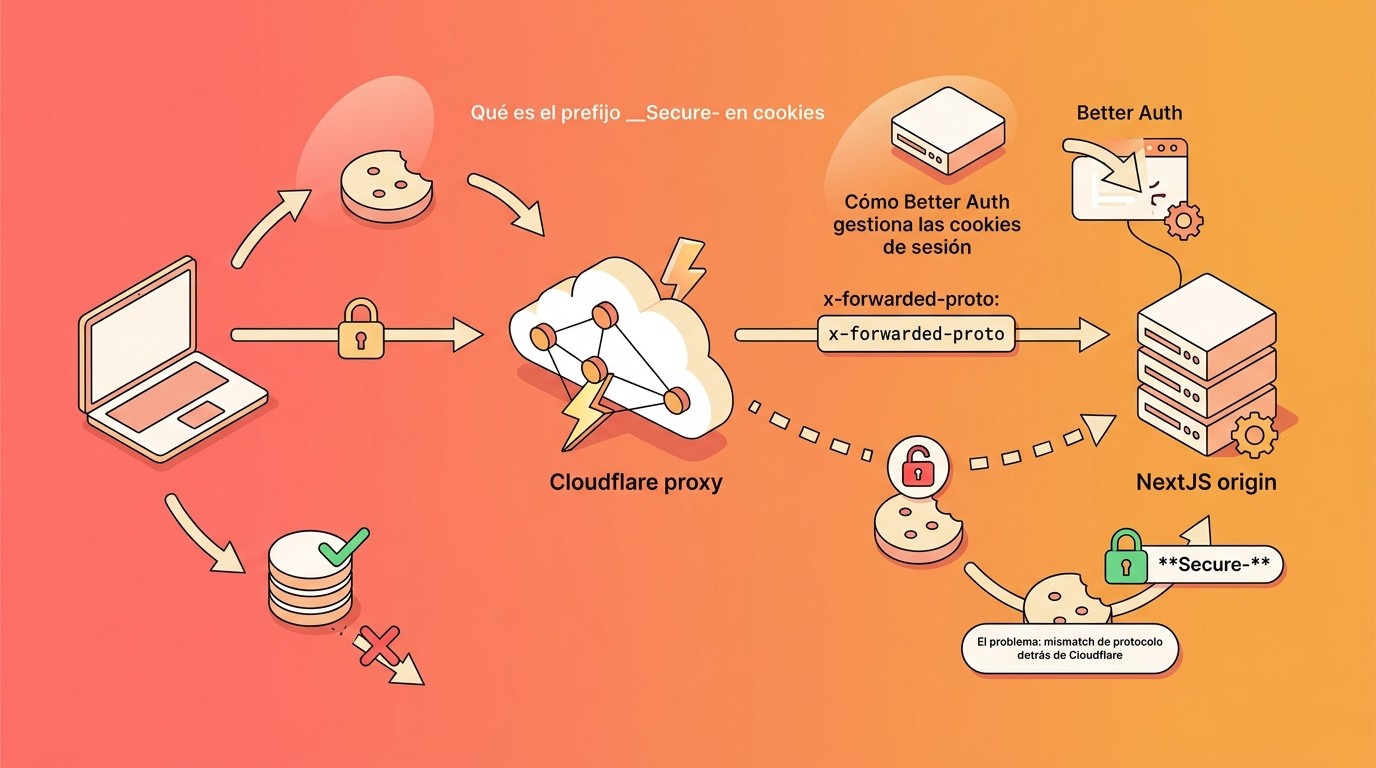 better auth cookies next.js diagrama explicativo