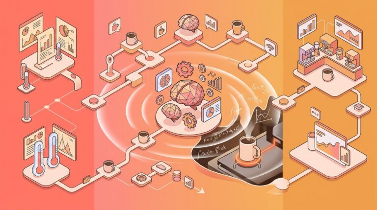 LLMs predict my coffee - ilustracion
