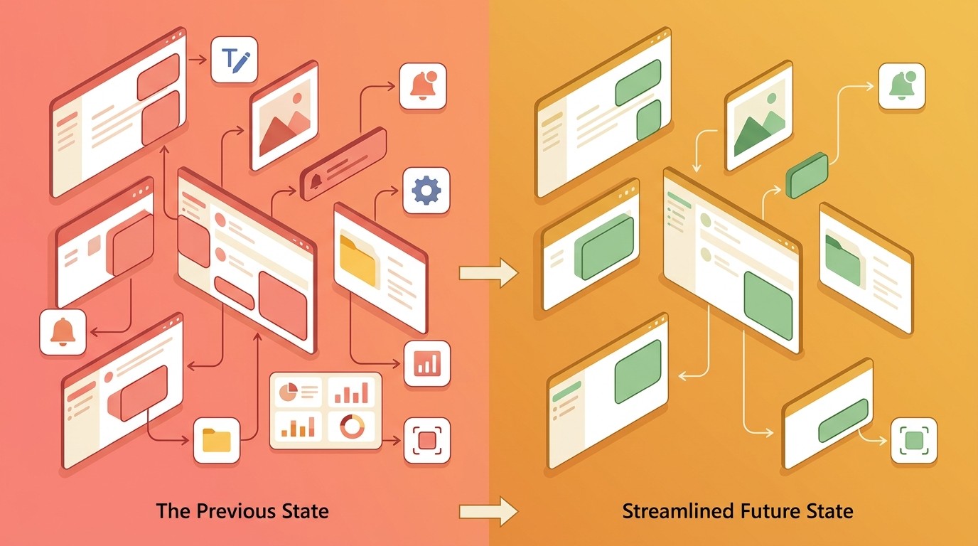 microsoft copilot windows reducción diagrama explicativo