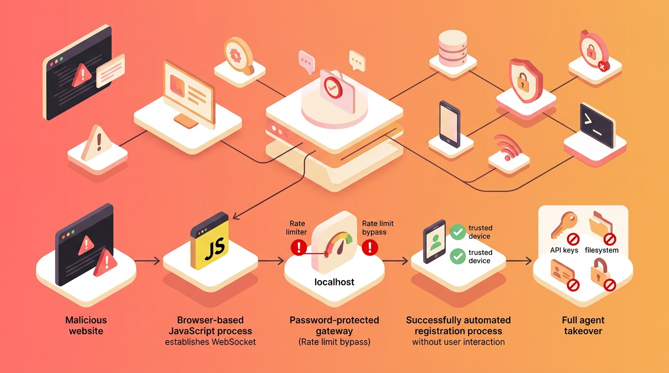 openclaw seguridad vulnerabilidades diagrama explicativo
