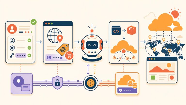 Agents can now create Cloudflare accounts, buy domains, and deploy - ilustracion