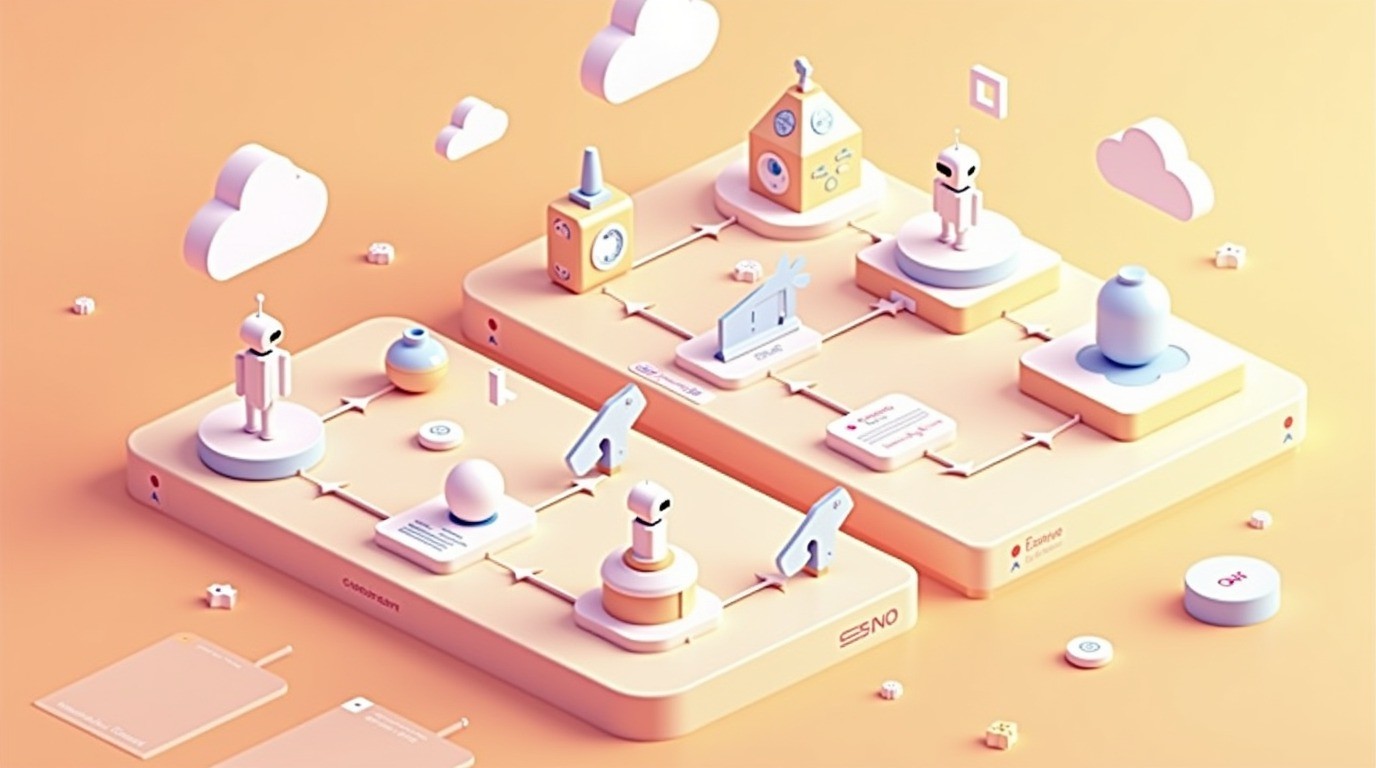 agentes de ia autónomos diagrama explicativo