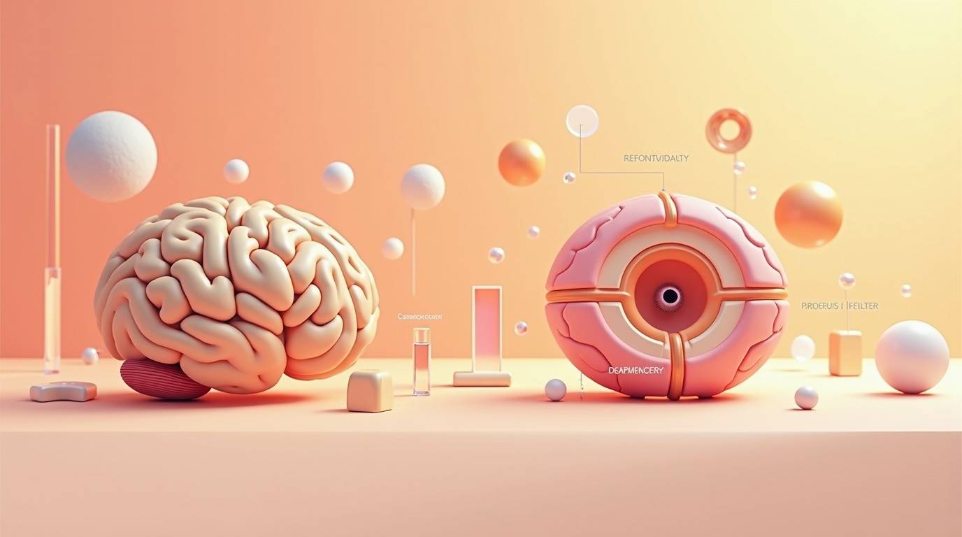 astronautas cerebro desplazado diagrama explicativo