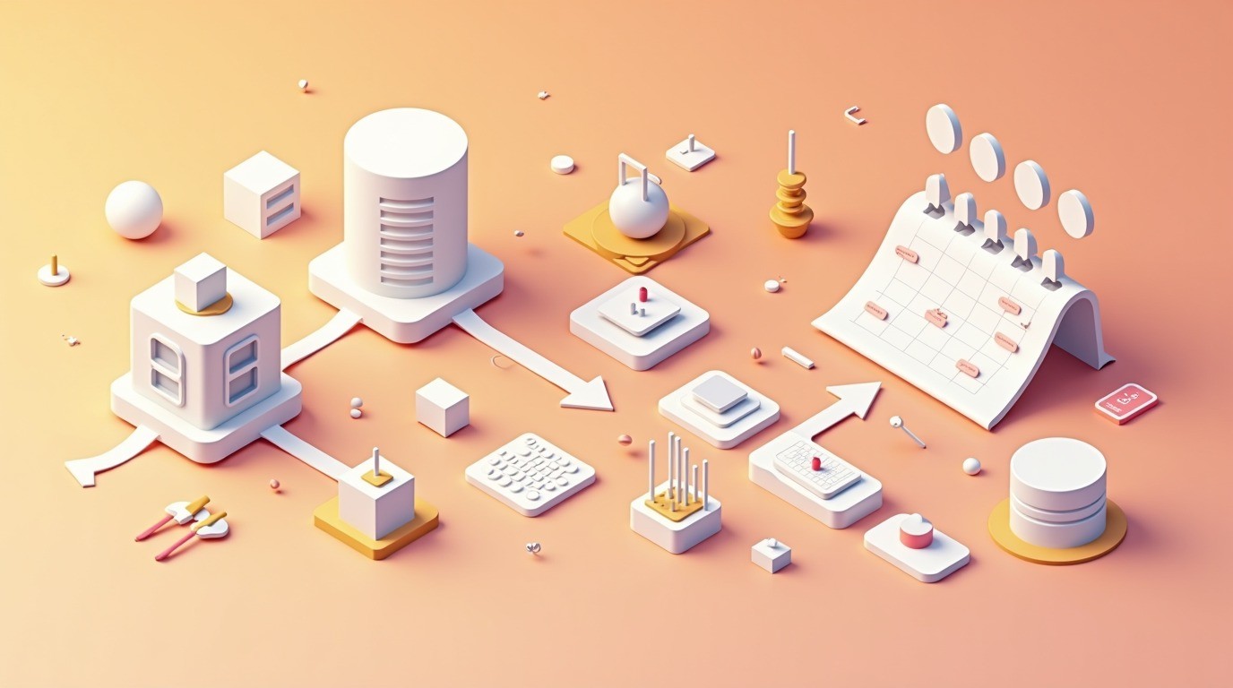 calendario con laravel diagrama explicativo