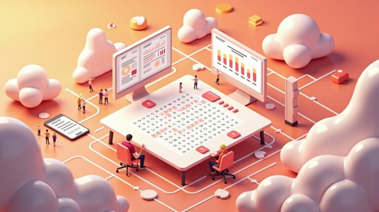 I built a free Word Search puzzle game with drag-to-select, 7 categories, and 3 difficulty levels — all in the browser - ilustracion