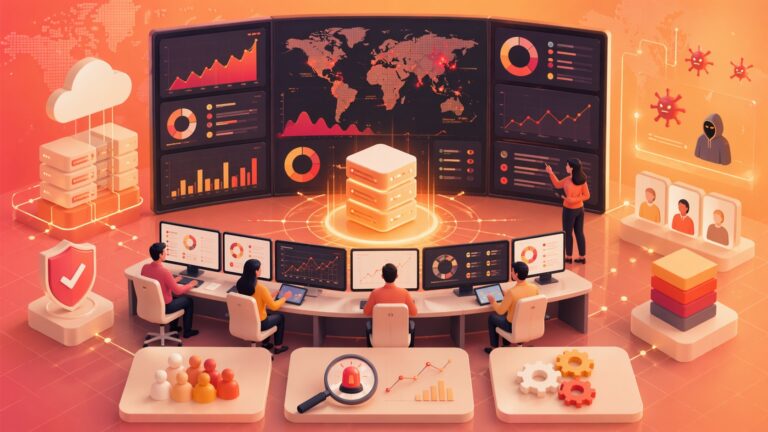 Logging + threat detection system for shared hosting users - ilustracion