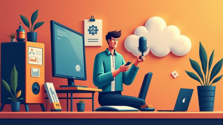 n8n + render for podcast generation - ilustracion