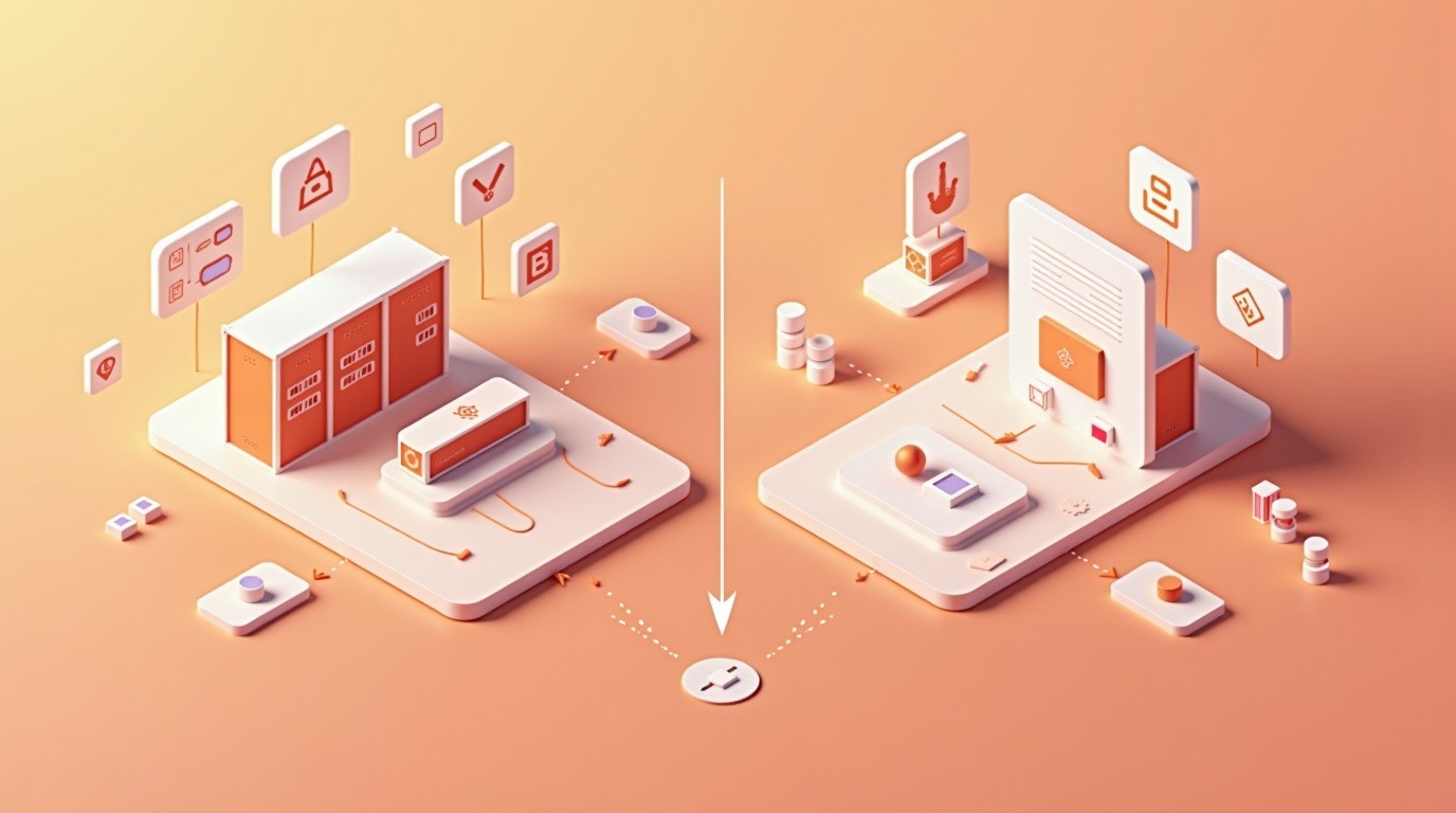 panel de control hosting open source diagrama explicativo