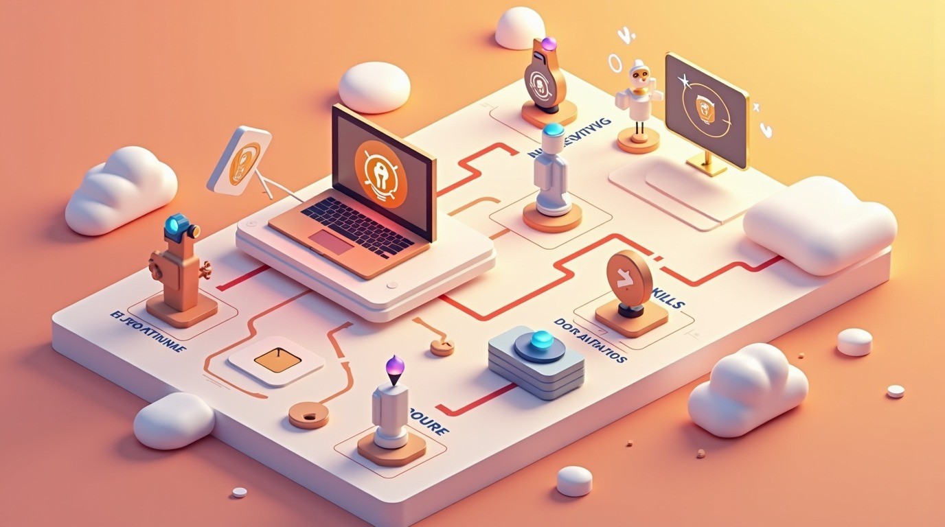 primer trabajo en ciberseguridad diagrama explicativo