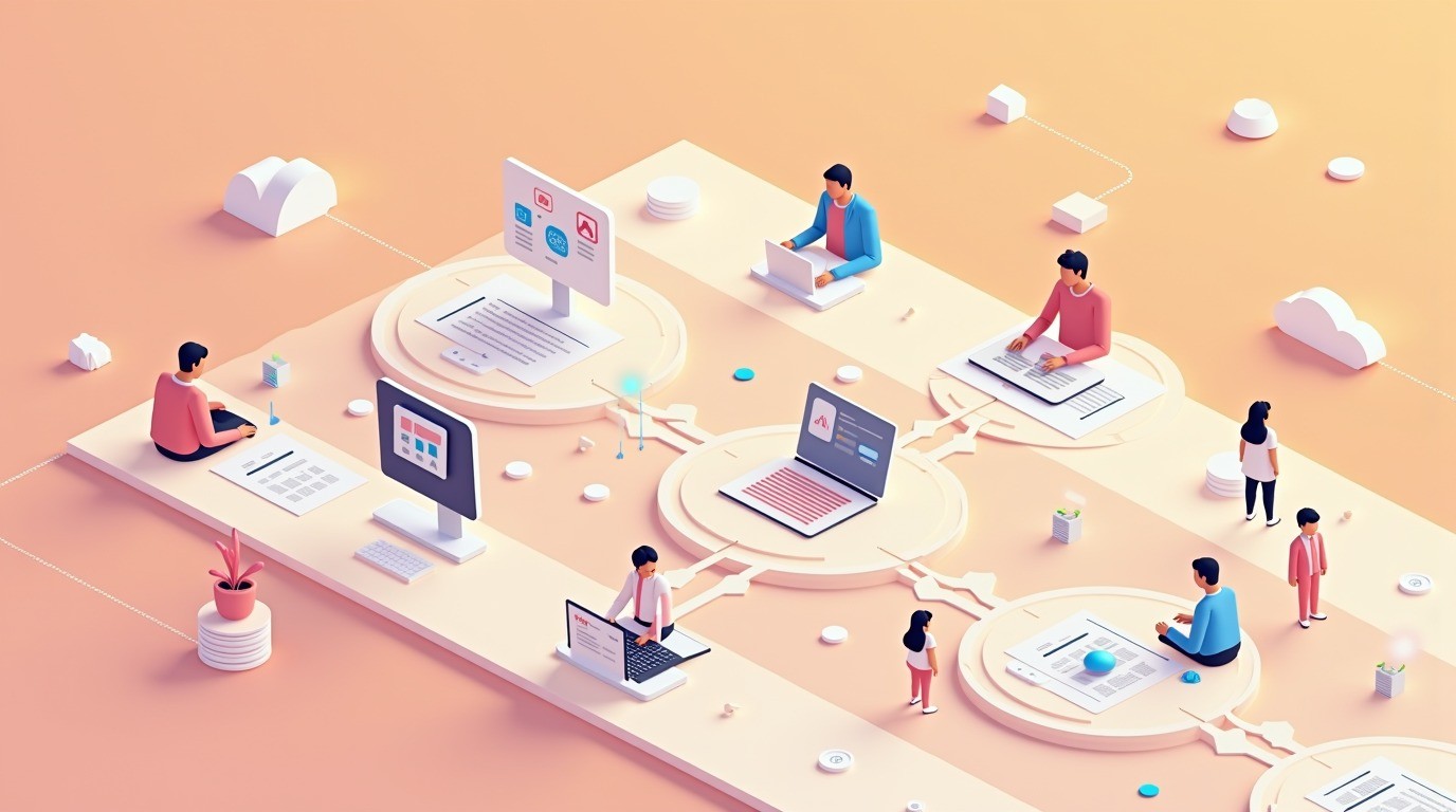 seo automatizado con inteligencia artificial diagrama explicativo