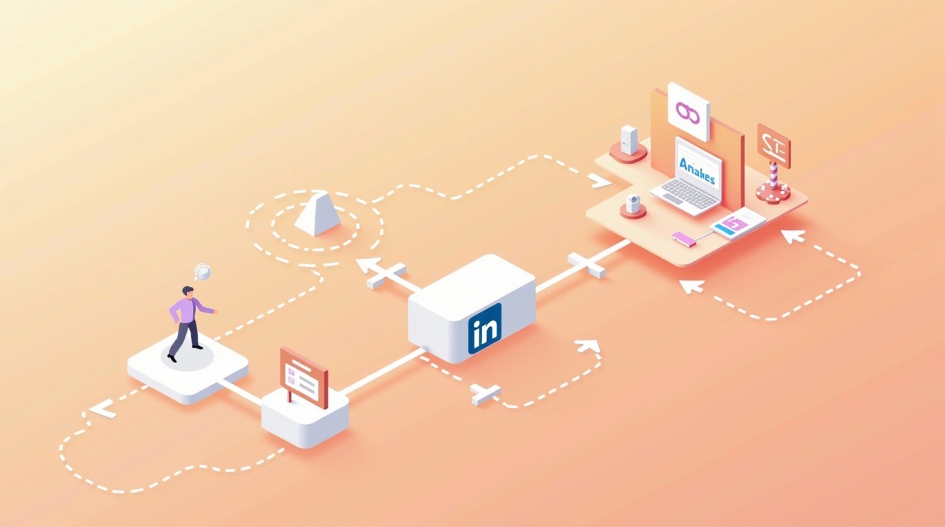 servidor MCP open-source linkedin diagrama explicativo