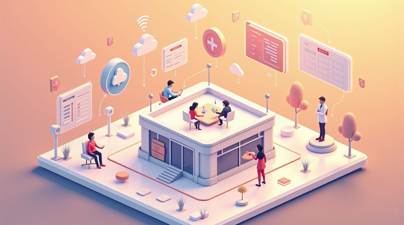 sistema de citas hospitalarias diagrama explicativo