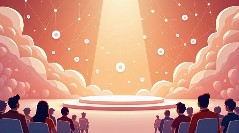 We analyzed 50 B2B SaaS brands for AI search visibility. Under 30% showed up when a buyer asked AI for a recommendation. - ilustracion