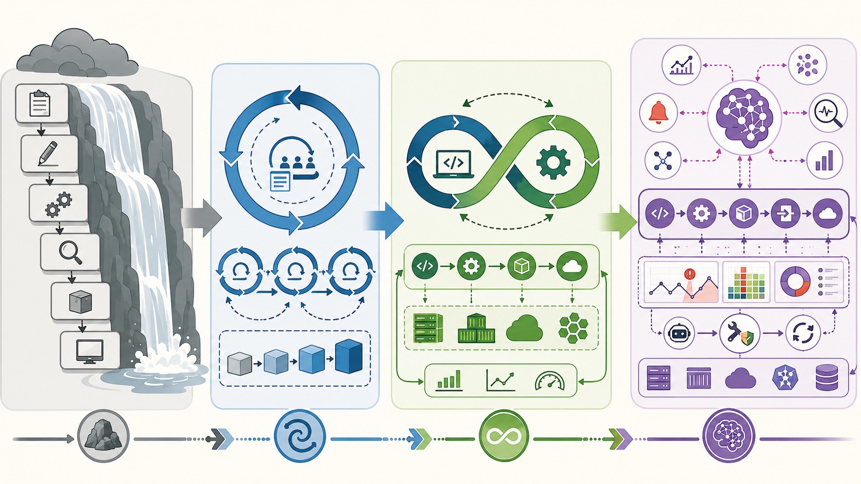 aiops y devops diagrama explicativo