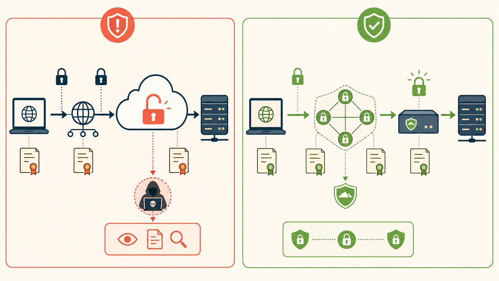 alternativa cloudflare tunnels peer-to-peer diagrama explicativo