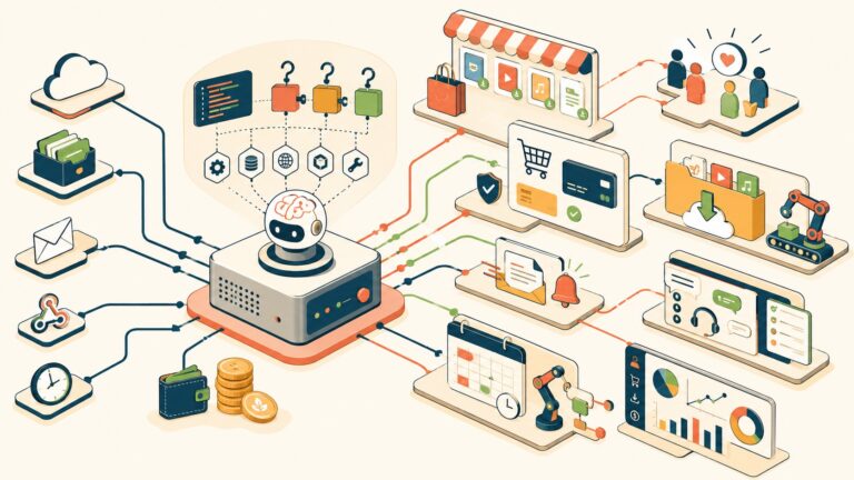 I Automated My Entire Digital Product Business on a $13/Month GCP VM. Here's the Architecture. - ilustracion