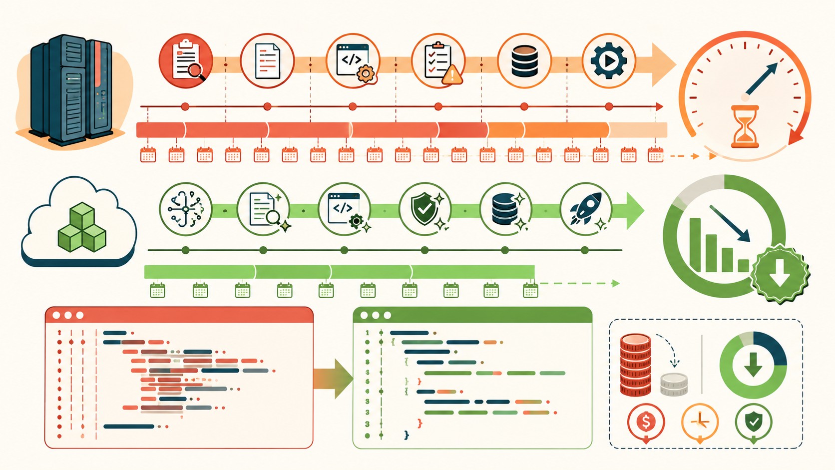 aws transform modernización diagrama explicativo