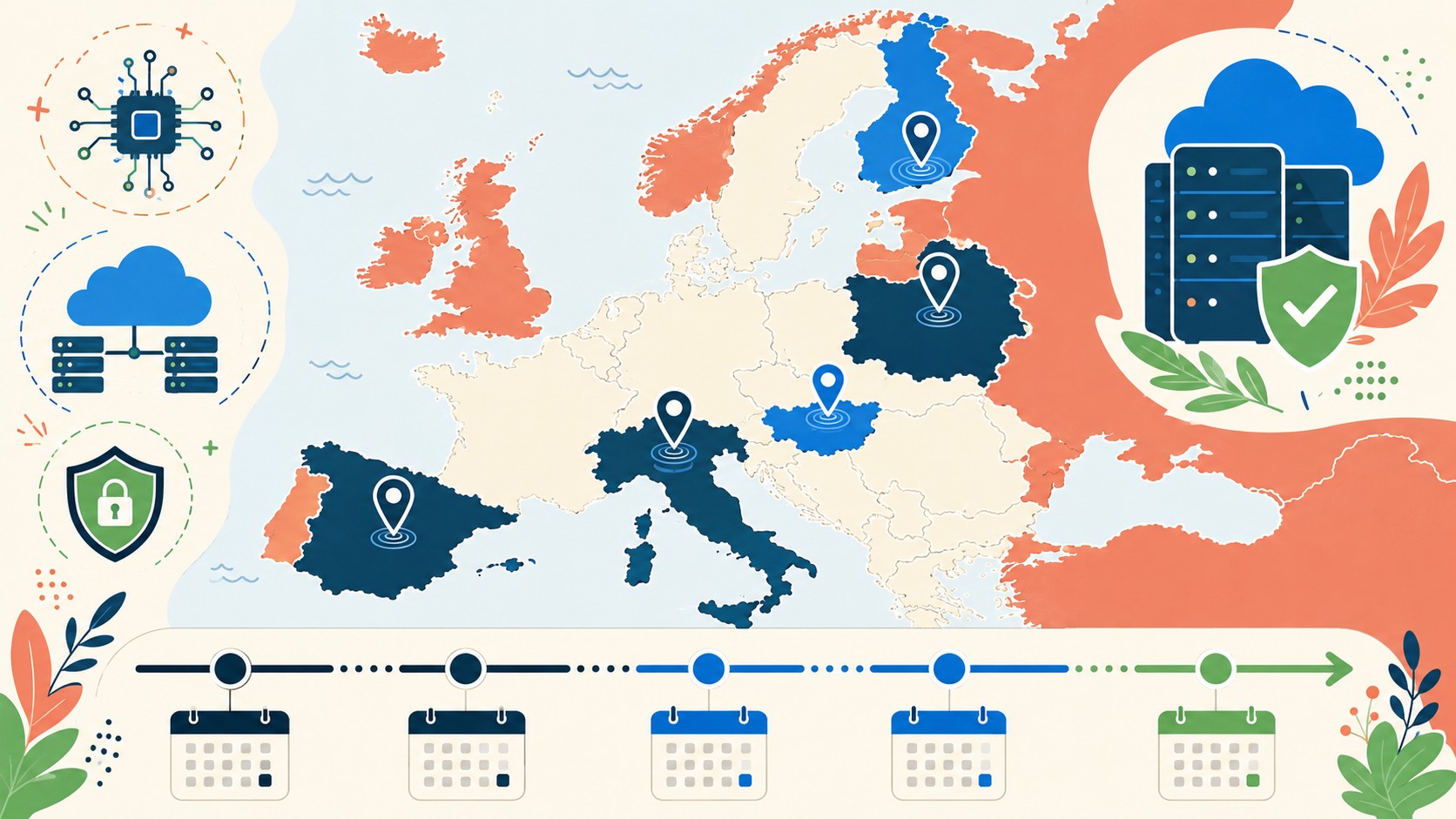 escalamiento azure europa inteligencia artificial diagrama explicativo