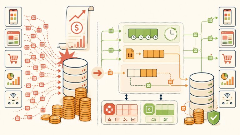 My client asked why his database bill was increasing. The answer changed how I think about backend. - ilustracion
