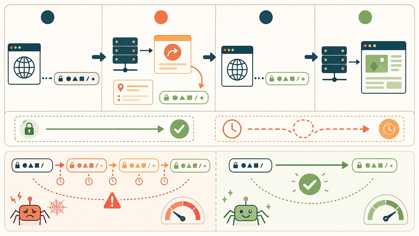 códigos http 3xx redirecciones diagrama explicativo