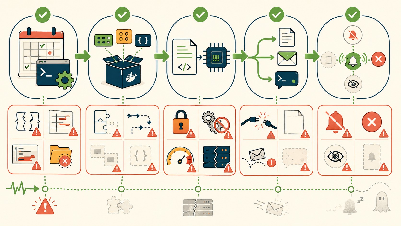 cron jobs vps fallas diagrama explicativo