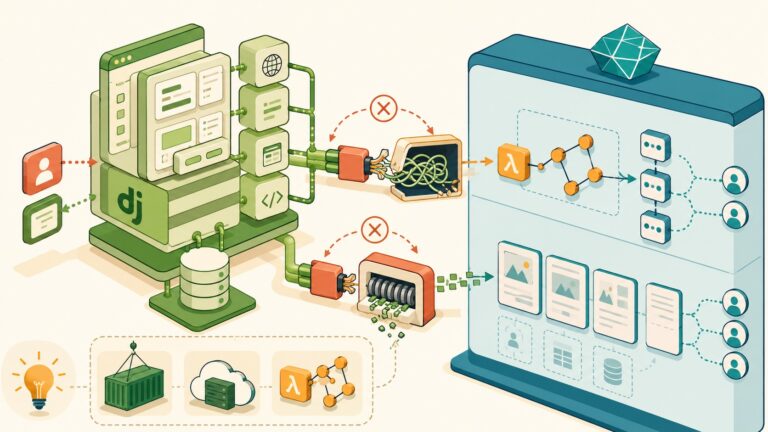 Deploying Django on Netlify? Here Is What Actually Happens - ilustracion