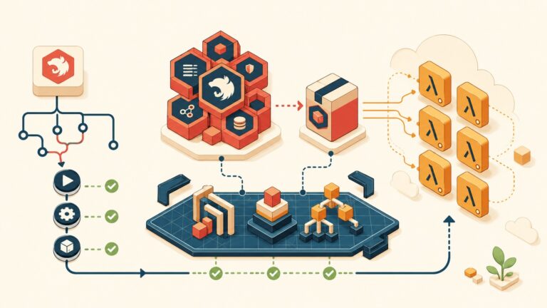 How to Deploy NestJS to AWS Lambda Using CDK and GitHub Actions - ilustracion