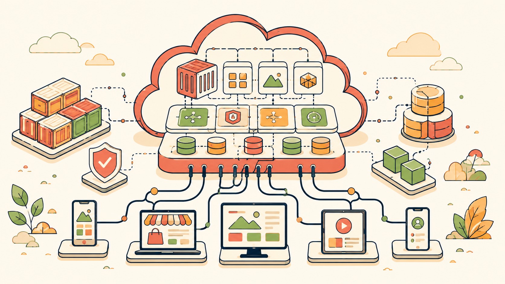Guía completa de cloud-hosting: todo lo que necesitás saber - ilustracion