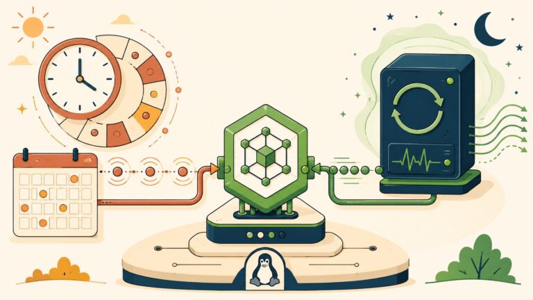 Cron vs systemd daemon: which one for Node.js? - ilustracion
