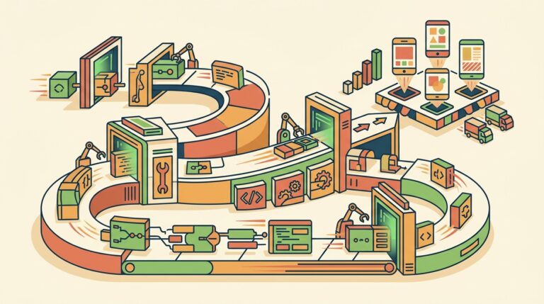 How App Development Companies Use DevOps Tools for Faster Delivery - ilustracion
