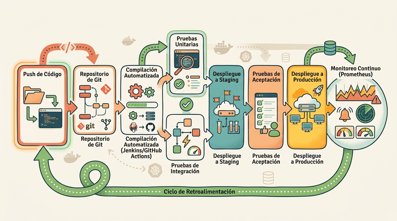herramientas devops empresas desarrollo diagrama explicativo