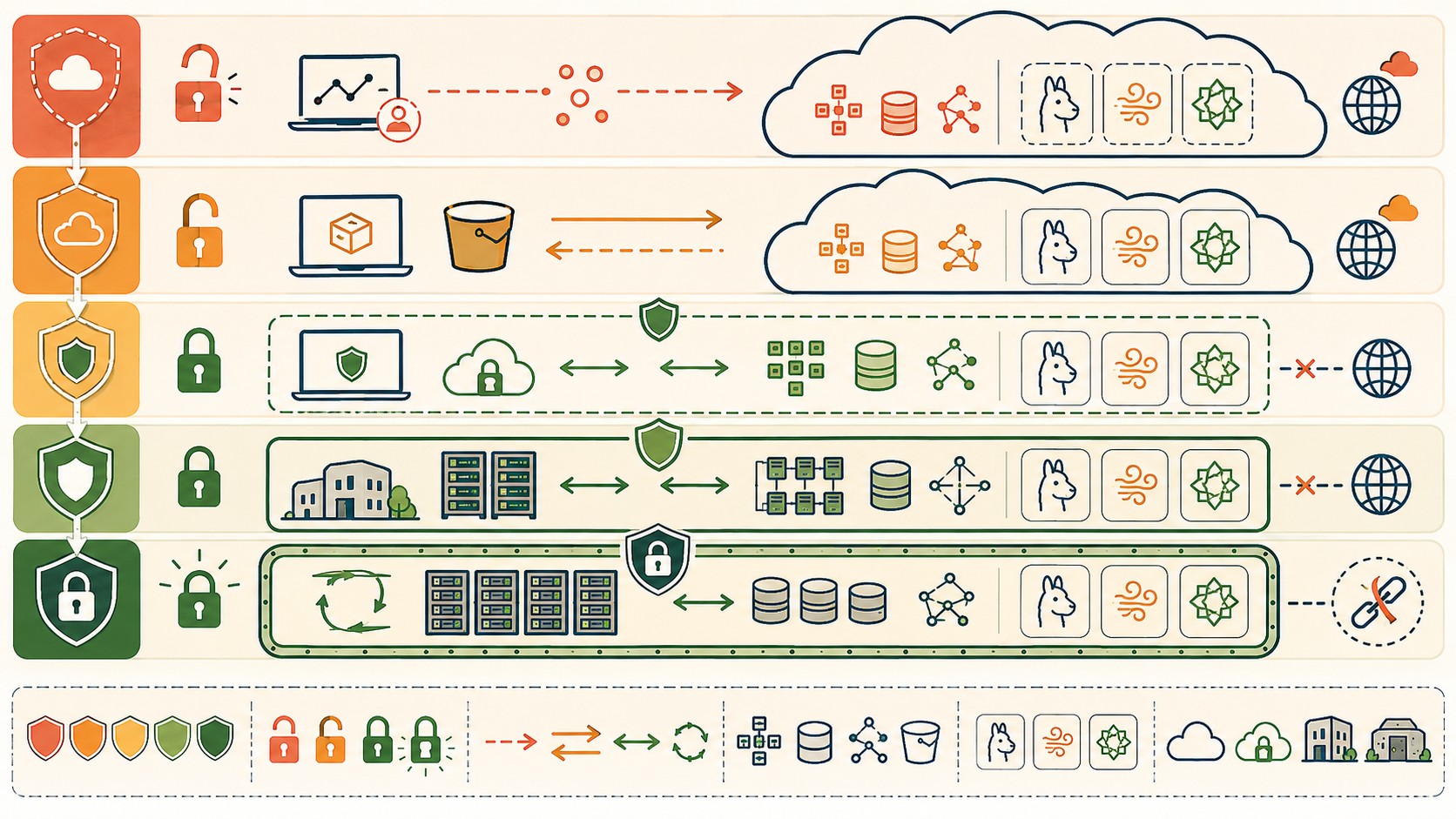 ia sre self-hosted 2026 diagrama explicativo