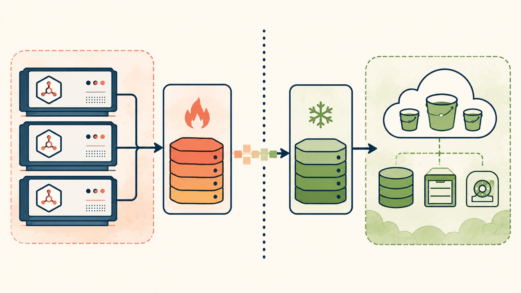 kafka arquitectura cloud-native diagrama explicativo