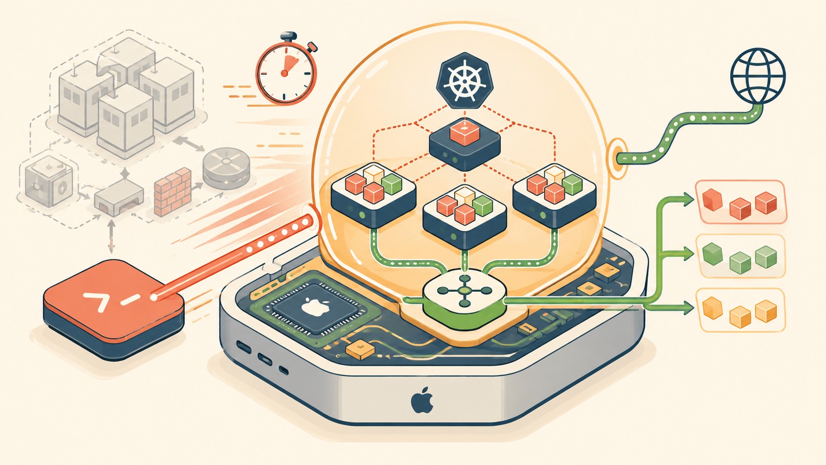 Kubernetes en Mac local rápido con OrbStack 2026