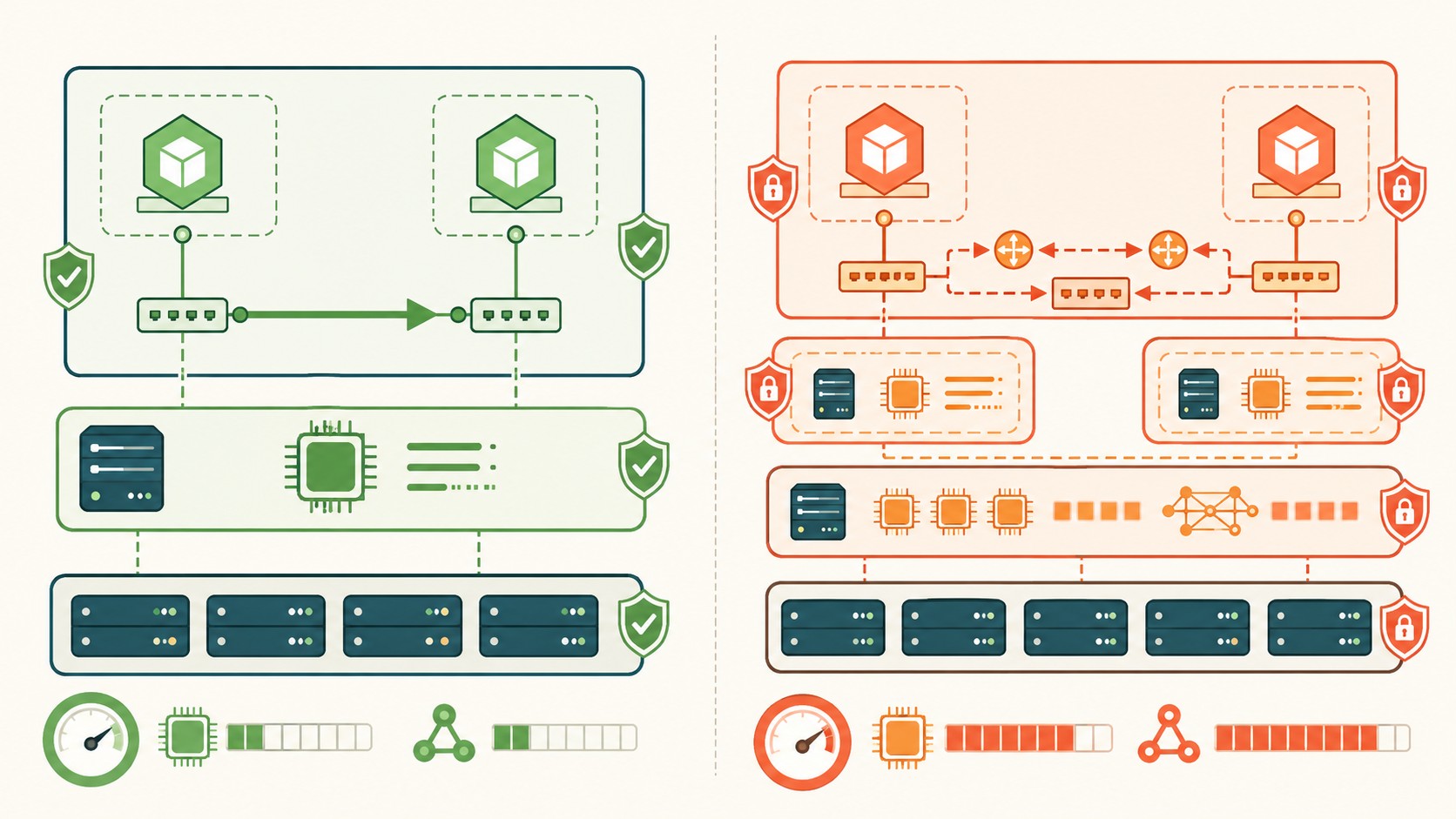 kubernetes en servidores dedicados diagrama explicativo