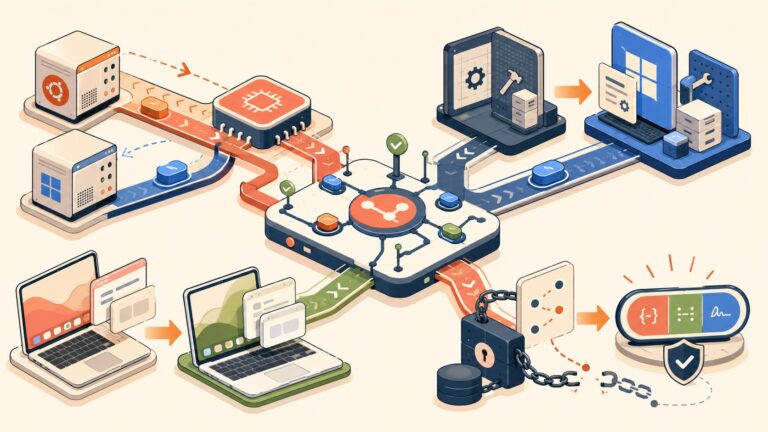 GitHub Actions May 2026 Triple Migration: Arm64 Self-Managed, windows-latest VS2026, macos-latest macOS 26, and the ghs_ Stateless JWT Token Format - ilustracion