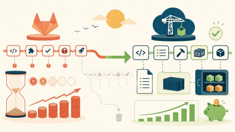 What I'd do differently if I migrated this CI/CD pipeline again next week - ilustracion