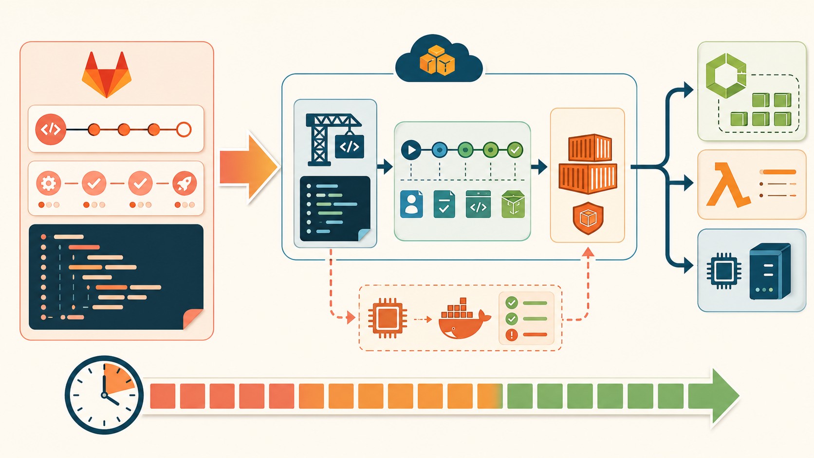 migrar cicd gitlab aws diagrama explicativo