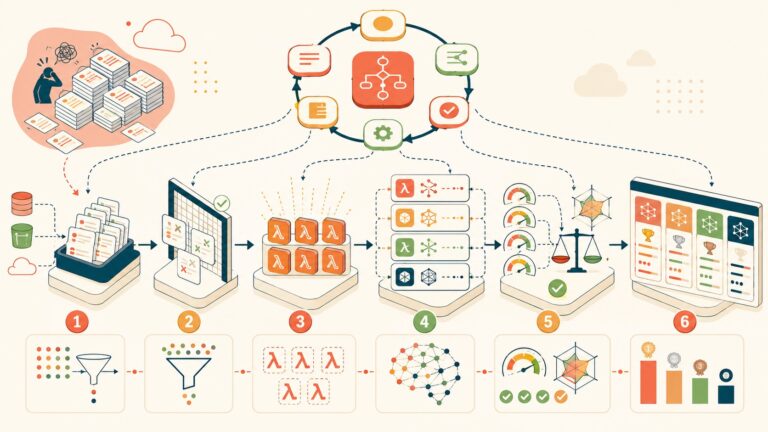 Building a Serverless AI Model Evaluation Platform on AWS - ilustracion