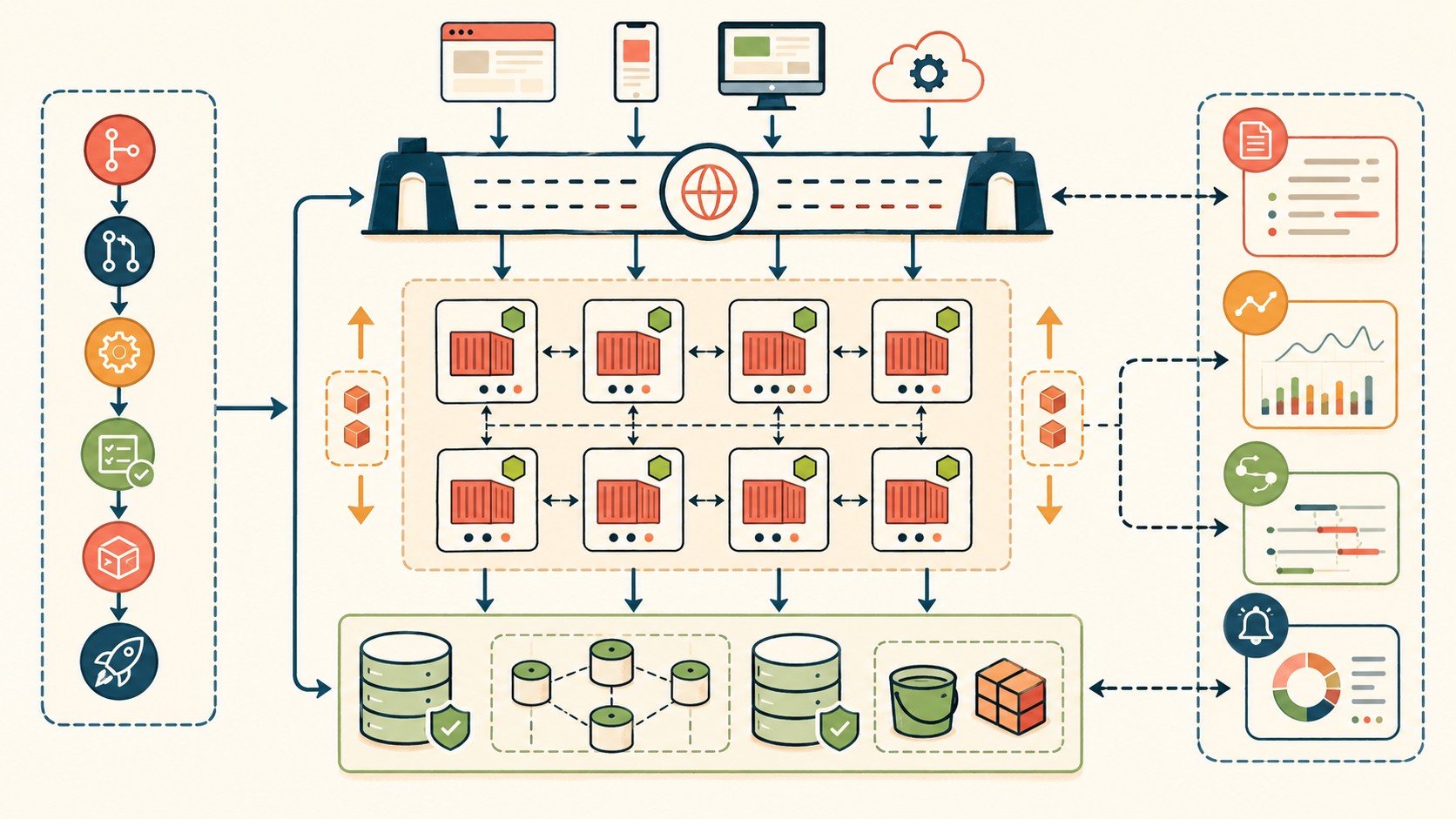 plataformas cloud native escalables diagrama explicativo