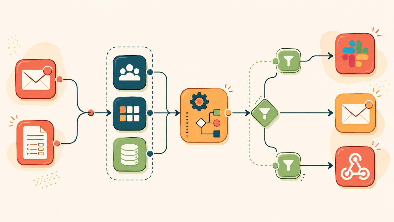 SAP invierte n8n automatización diagrama explicativo