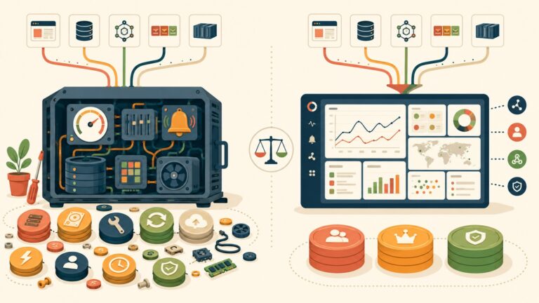 The Economics of Self-Hosting vs. Managed Monitoring - ilustracion