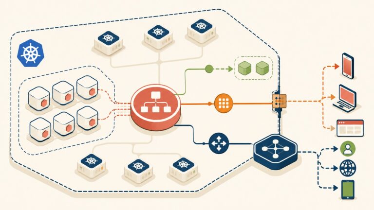 Kubernetes Services — How Your App Finally Talks to the World - ilustracion