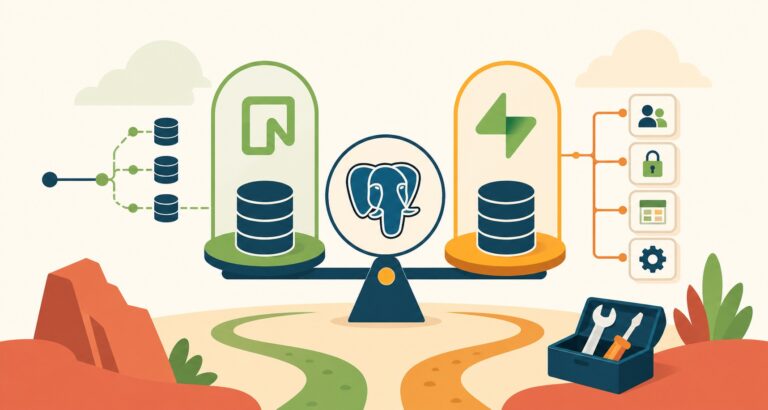 Supabase vs Neon: Which Free PostgreSQL Database Should You Use in 2026? - ilustracion