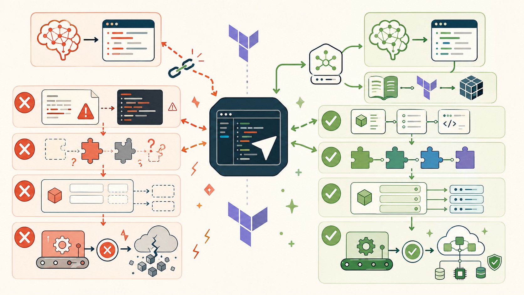 terraform con ia diagrama explicativo