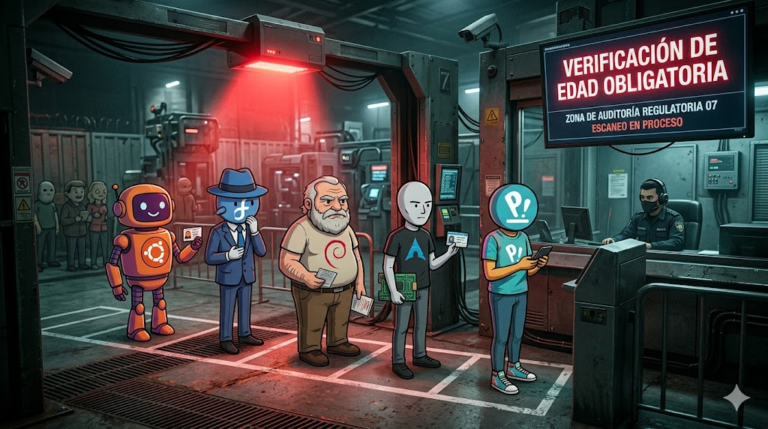¿Tu distro Linux verifica la edad? Este tracker lo sabe — ilustración