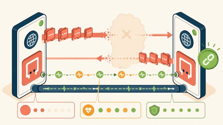 Your WebSocket says "connected" but stopped sending data. Here's the bug TCP keepalive can't catch. - ilustracion