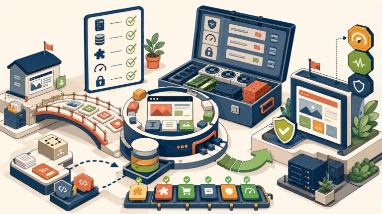 WordPress 7.0 Armstrong en producción: PHP 8.3, requisitos de servidor y checklist de migración para tu hosting - ilustracion