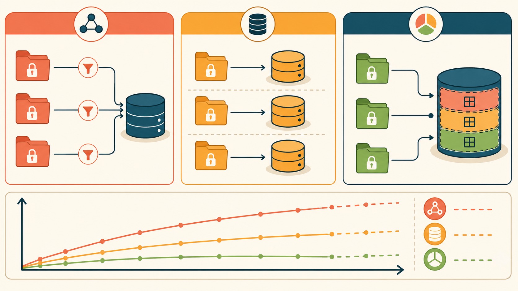 arquitectura multi-tenant saas diagrama explicativo